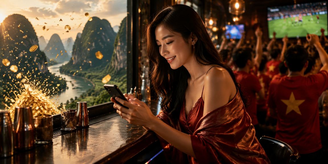 Người chơi sử dụng điện thoại để trải nghiệm casino tại Ninh Bình một cách có kiểm soát